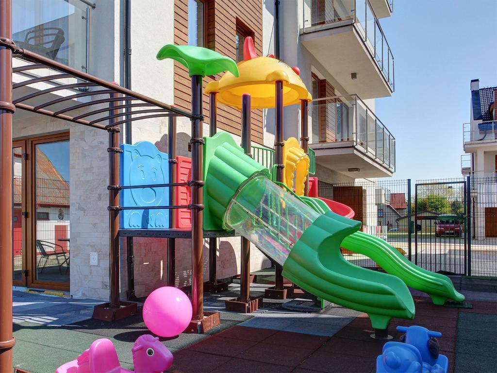 Marina Jastarnia Apartamenty W Budynku Z Basenem Esterno foto